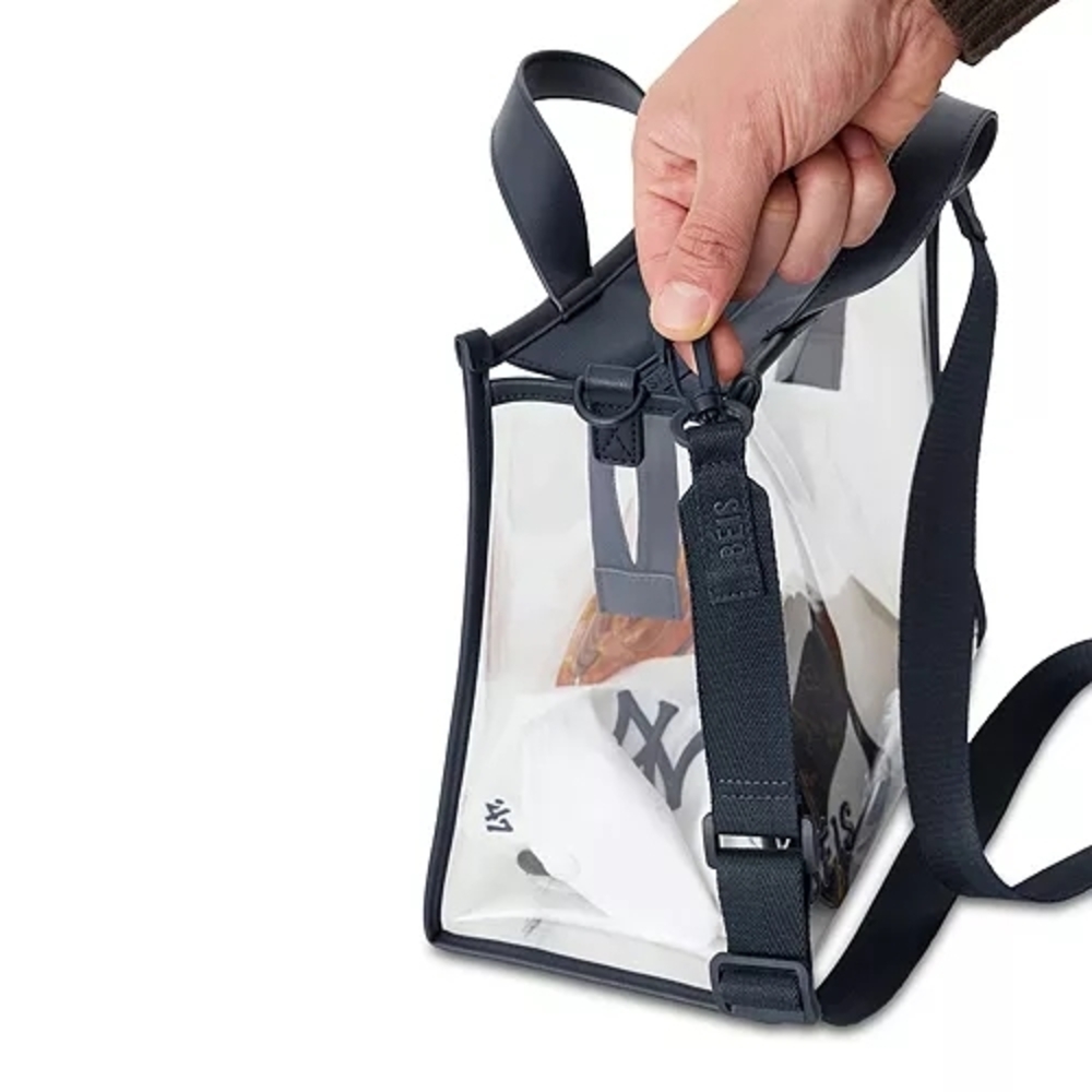 BEIS Clear Navy Stadium Tote - Picture 4 of 6